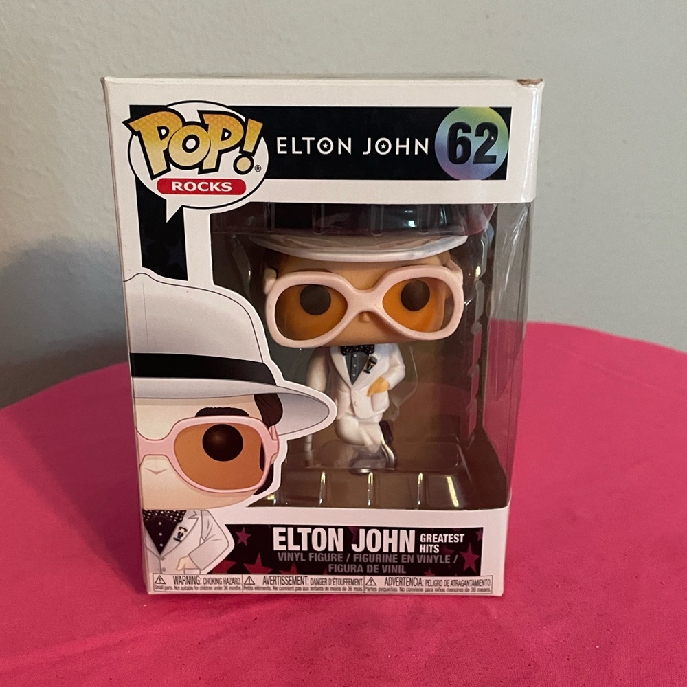 Elton John Funko Pop Bobblehead #62 NWOT